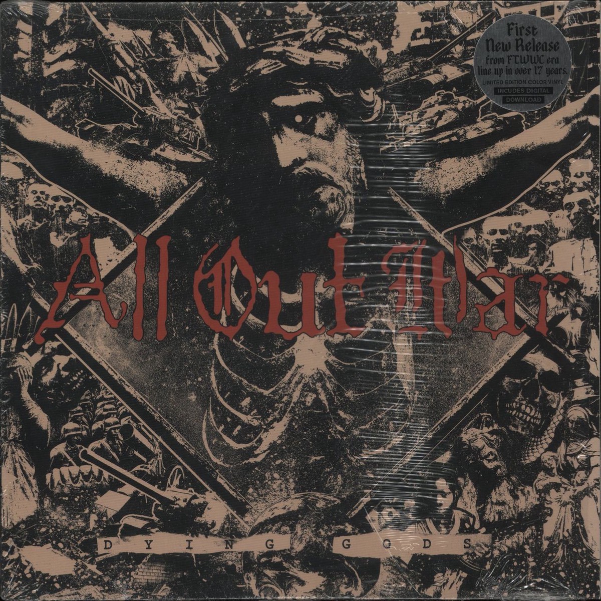 All Out War Dying Gods – Blood Red Transparent Vinyl US 12 vinyl
