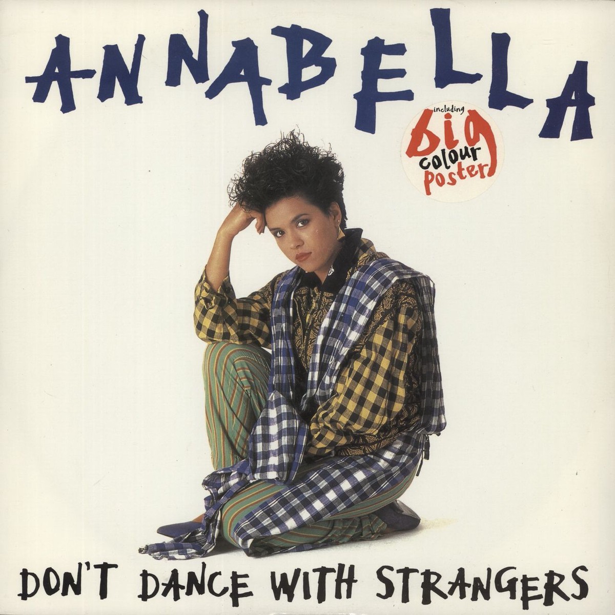 Annabella Lwin Dont Dance With Strangers Poster UK 12 vinyl