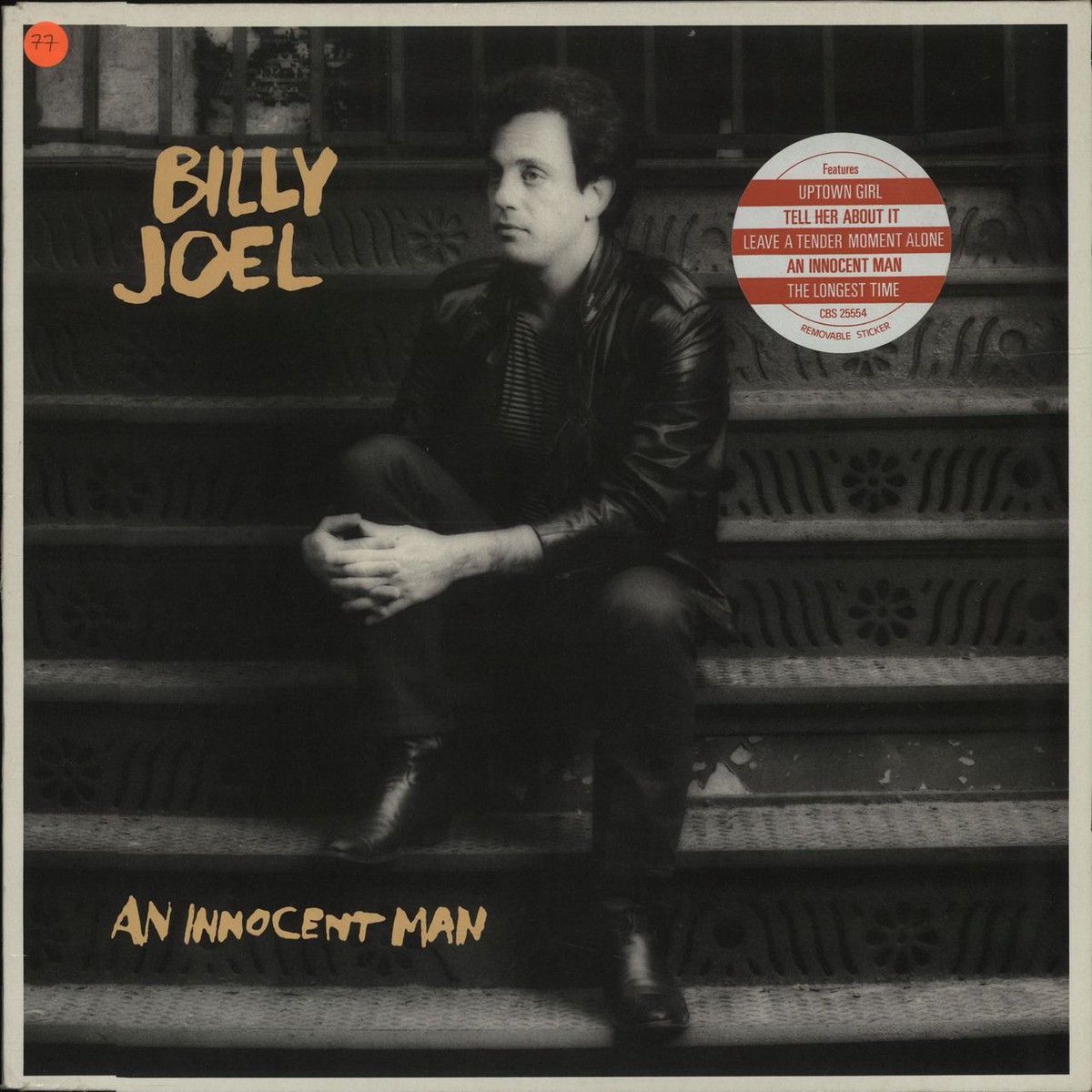 Billy Joel An Innocent Man – 5 Song Hype Sticker UK Vinyl LP