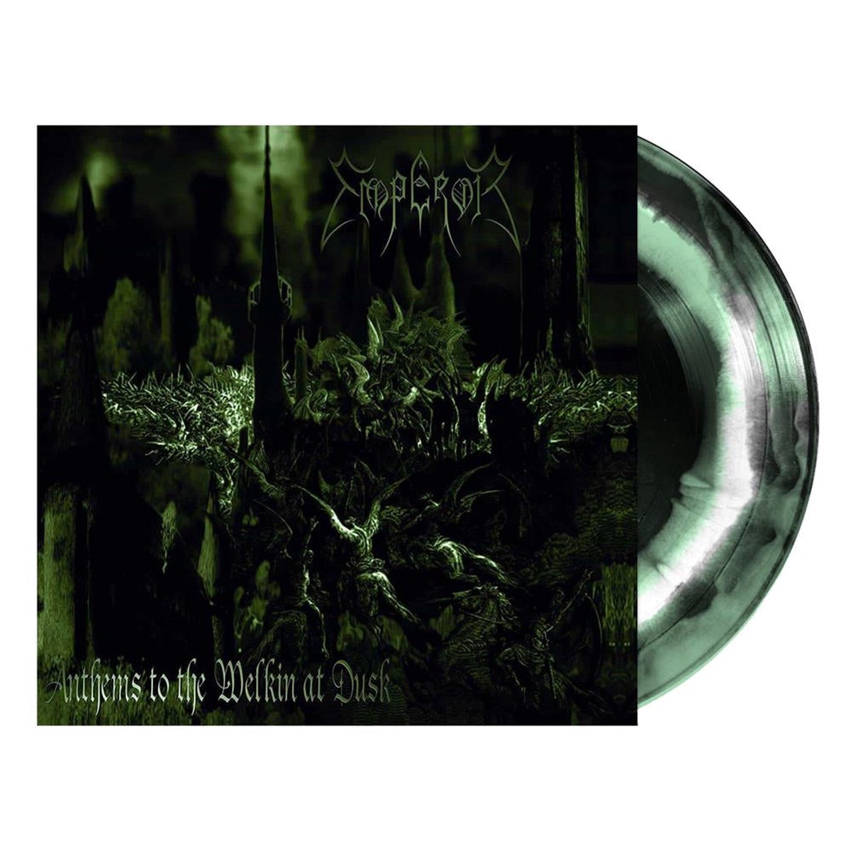 EMPEROR ANTHEMS TO THE WELKIN AT DUSK LP (Half-Speed Black White Green Swirl Vinyl)