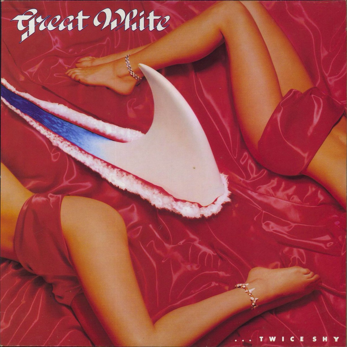 Great White Twice Shy - Promo Stickered sleeve UK Promo Vinyl LP