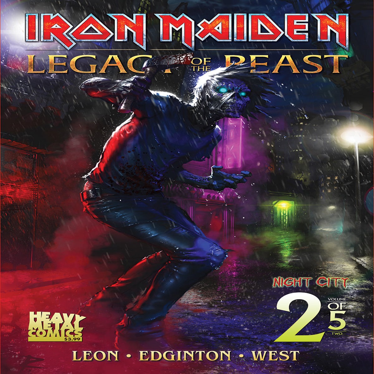 IRON MAIDEN LEGACY OT BEAST VOL 2 NIGHT CITY 2 (Cover C TBD) COMIC BOOK