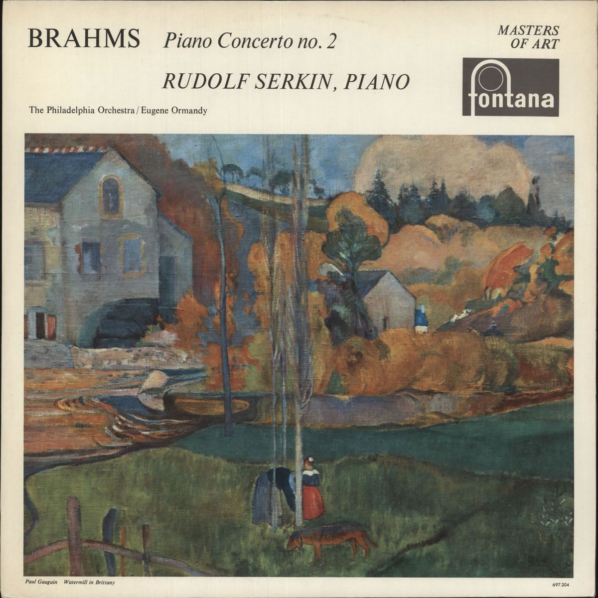 Johannes Brahms Brahms Piano Concerto No 2 UK Vinyl LP