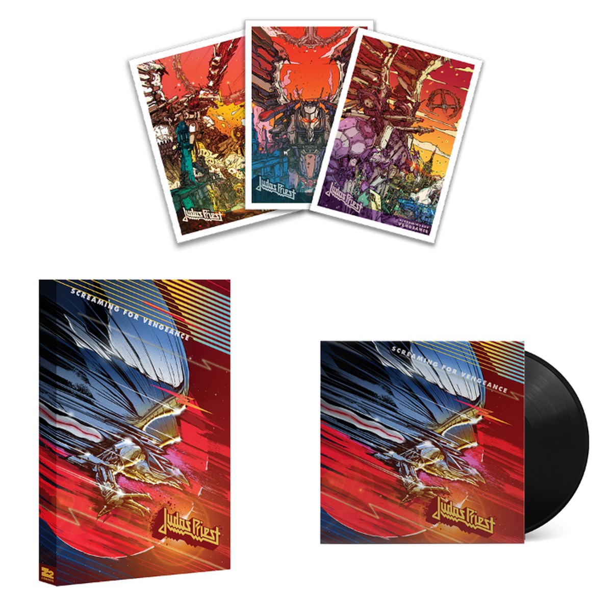 JUDAS PRIEST SCREAMING FOR VENGEANCE GRAPHIC NOVEL DELUXE EDITION