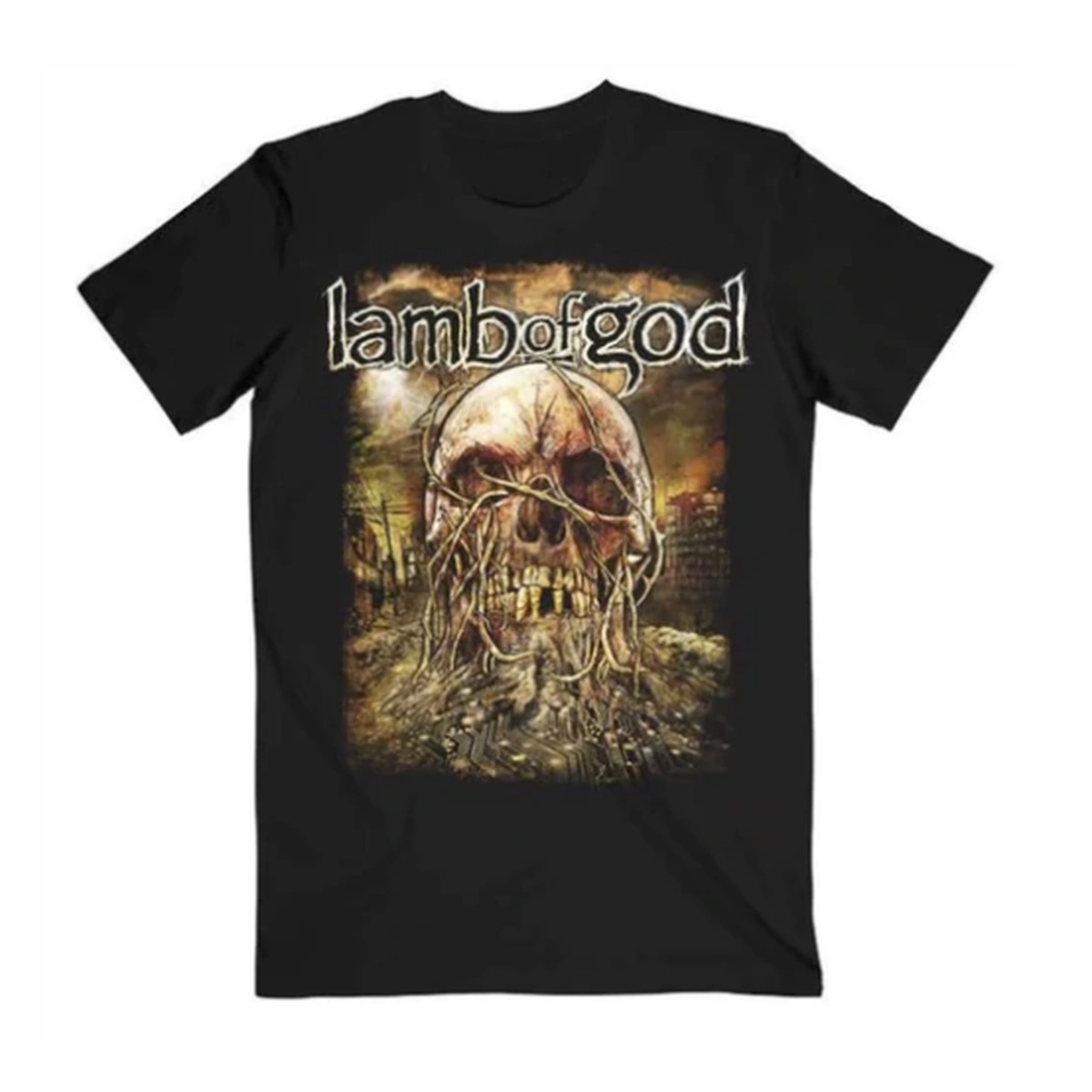 LAMB OF GOD VINE SKULL T-SHIRT