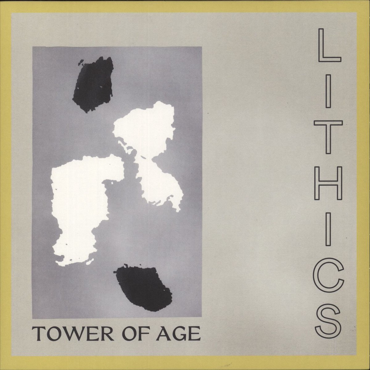 Lithics Tower Of Age – Black White and Yellow Swirl Vinyl US Vinyl LP