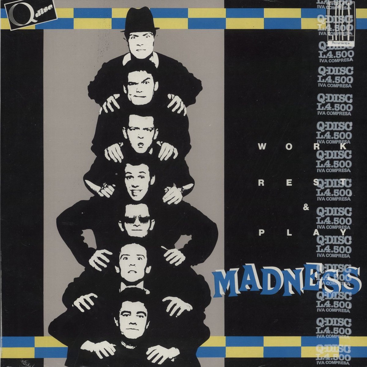 Madness Work Rest And Play – Sealed Italian 12 vinyl