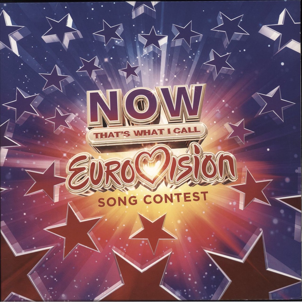 Now Thats What I Call Music Now Thats What I Call Eurovision Song Contest – Red Blue Vinyl UK 2-LP vinyl set
