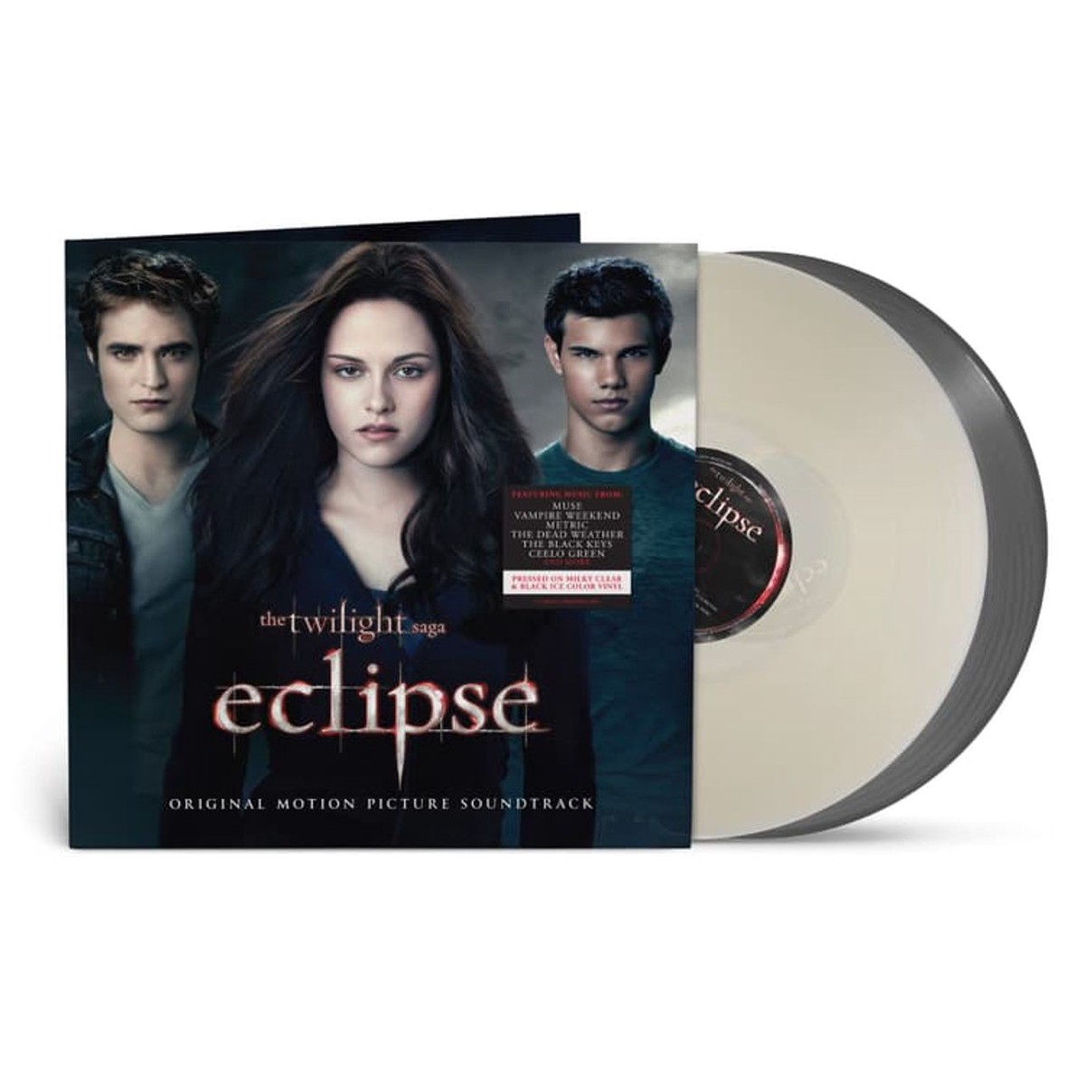 Original Soundtrack The Twilight Saga Eclipse - Milky Clear Black Ice Vinyl - Sealed UK 2-LP vinyl set