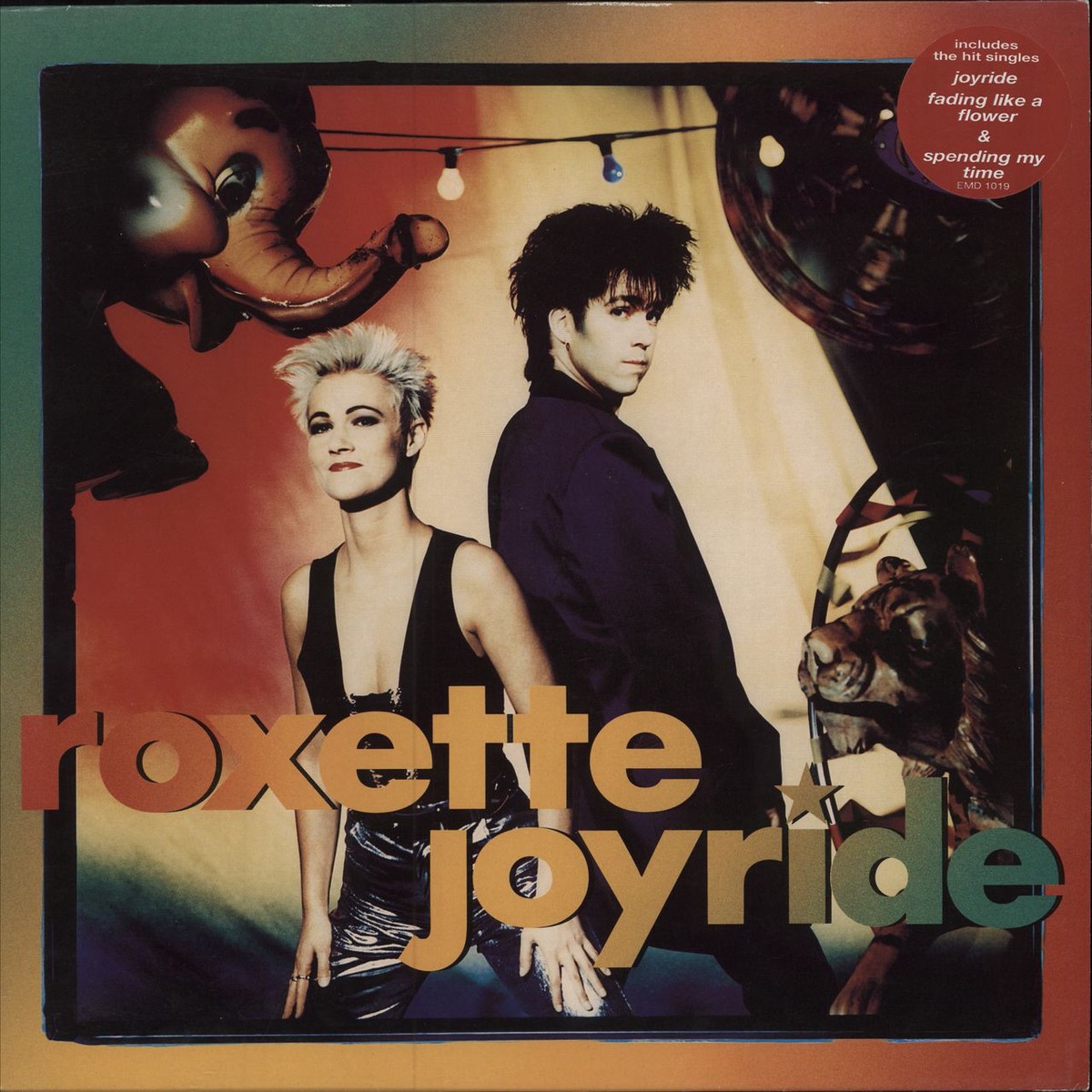 Roxette Joyride - Hype Stickered Promo stickered UK Vinyl LP
