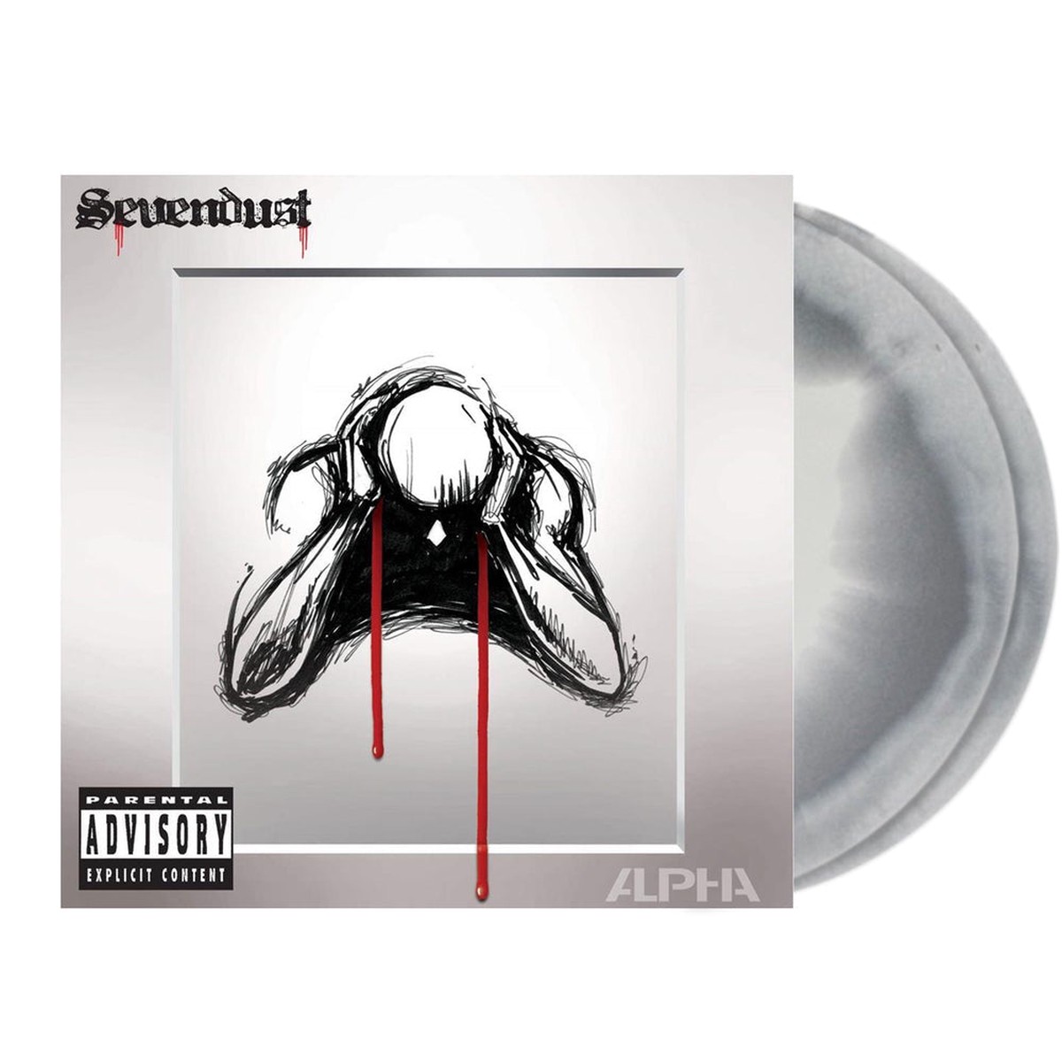 SEVENDUST ALPHA 2LP (White Silver Vinyl)
