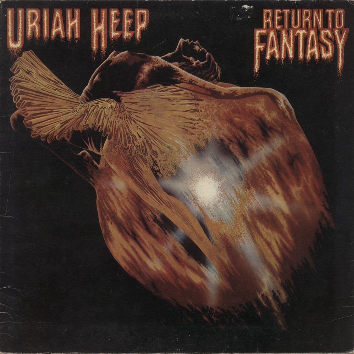 Uriah Heep Return To Fantasy – 2nd – Autographed UK Vinyl LP