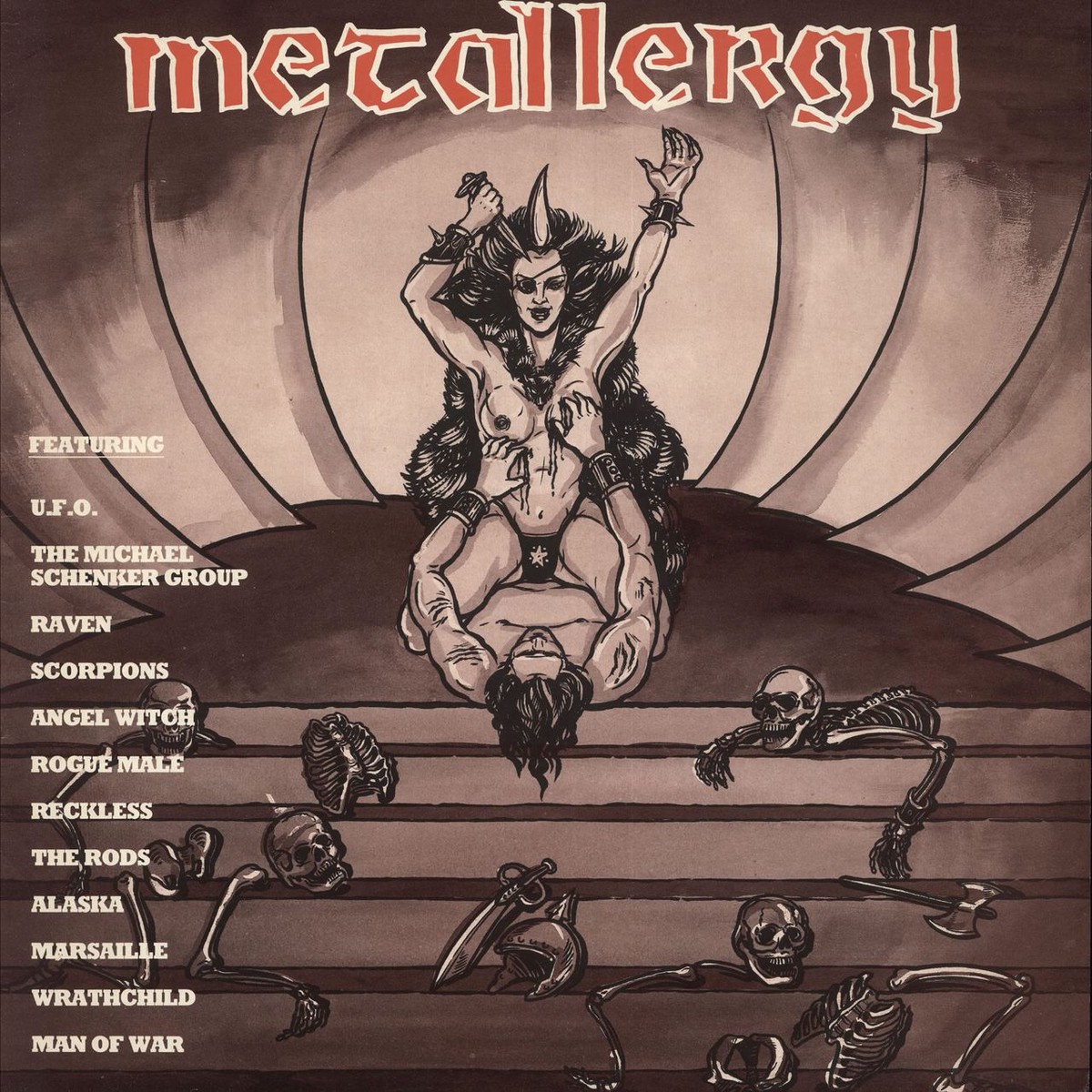 Various-Rock Metal Metallergy UK Vinyl LP