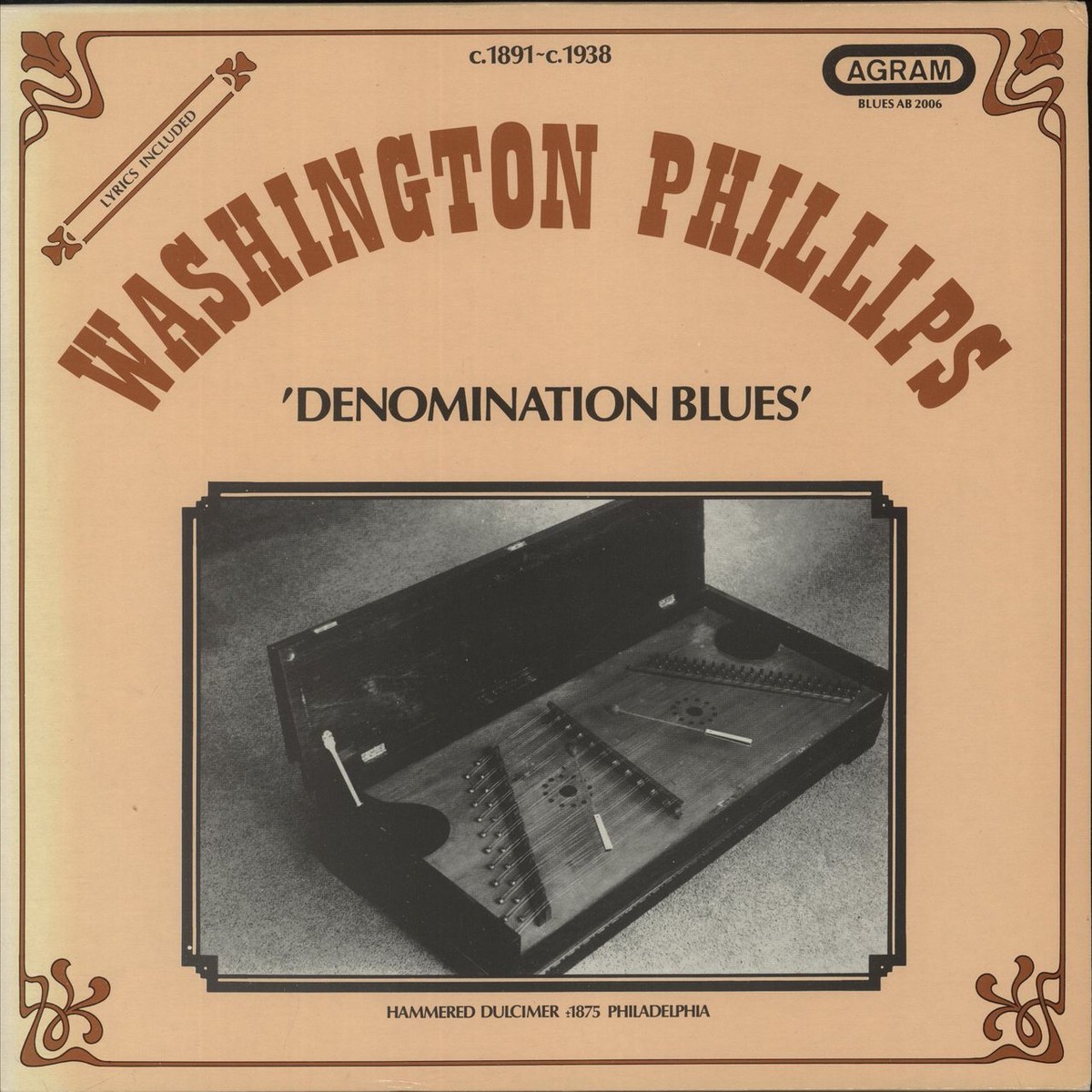 Washington Phillips Denomination Blues Belgian Vinyl LP