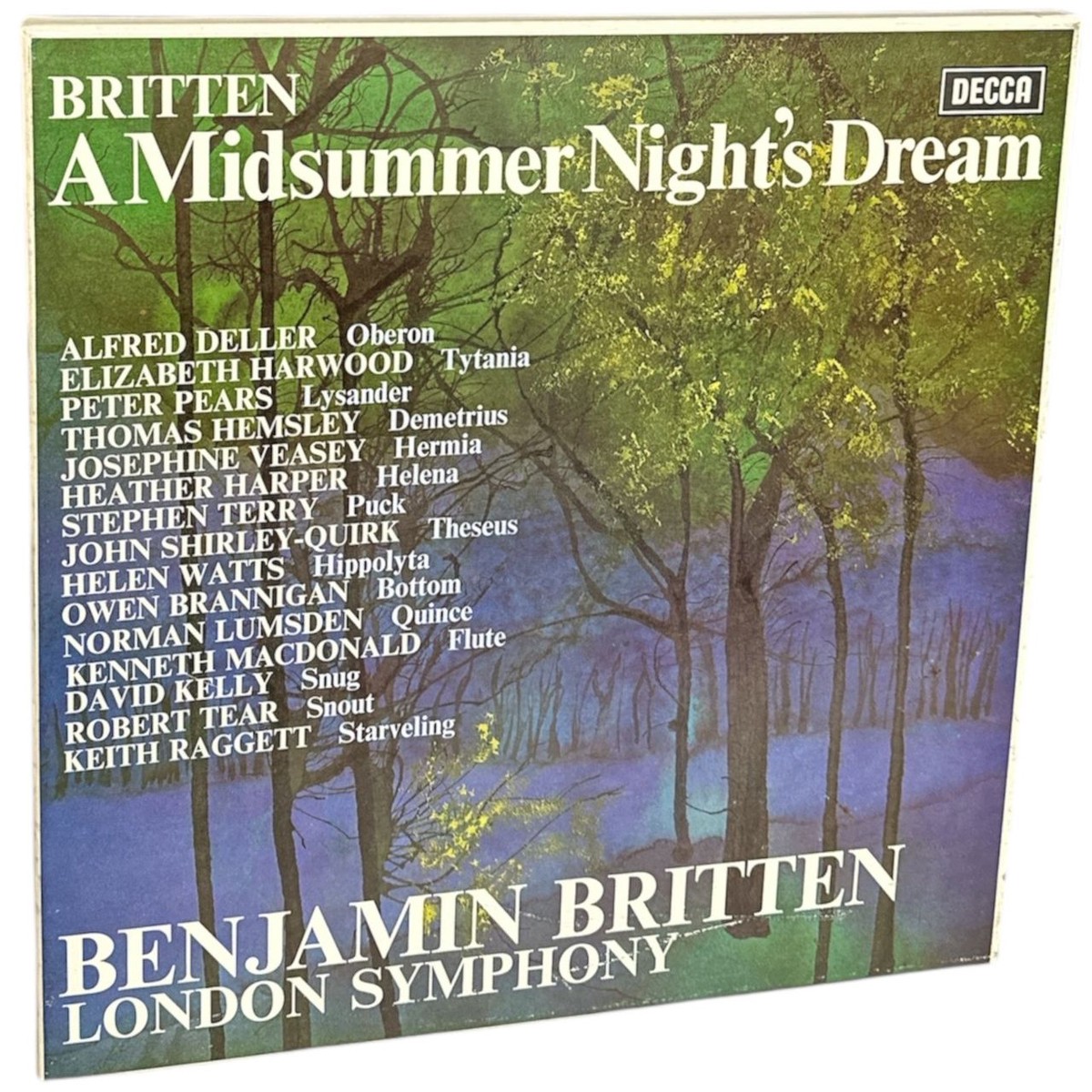 Benjamin Britten A Midsummer Nights Dream UK Vinyl box set