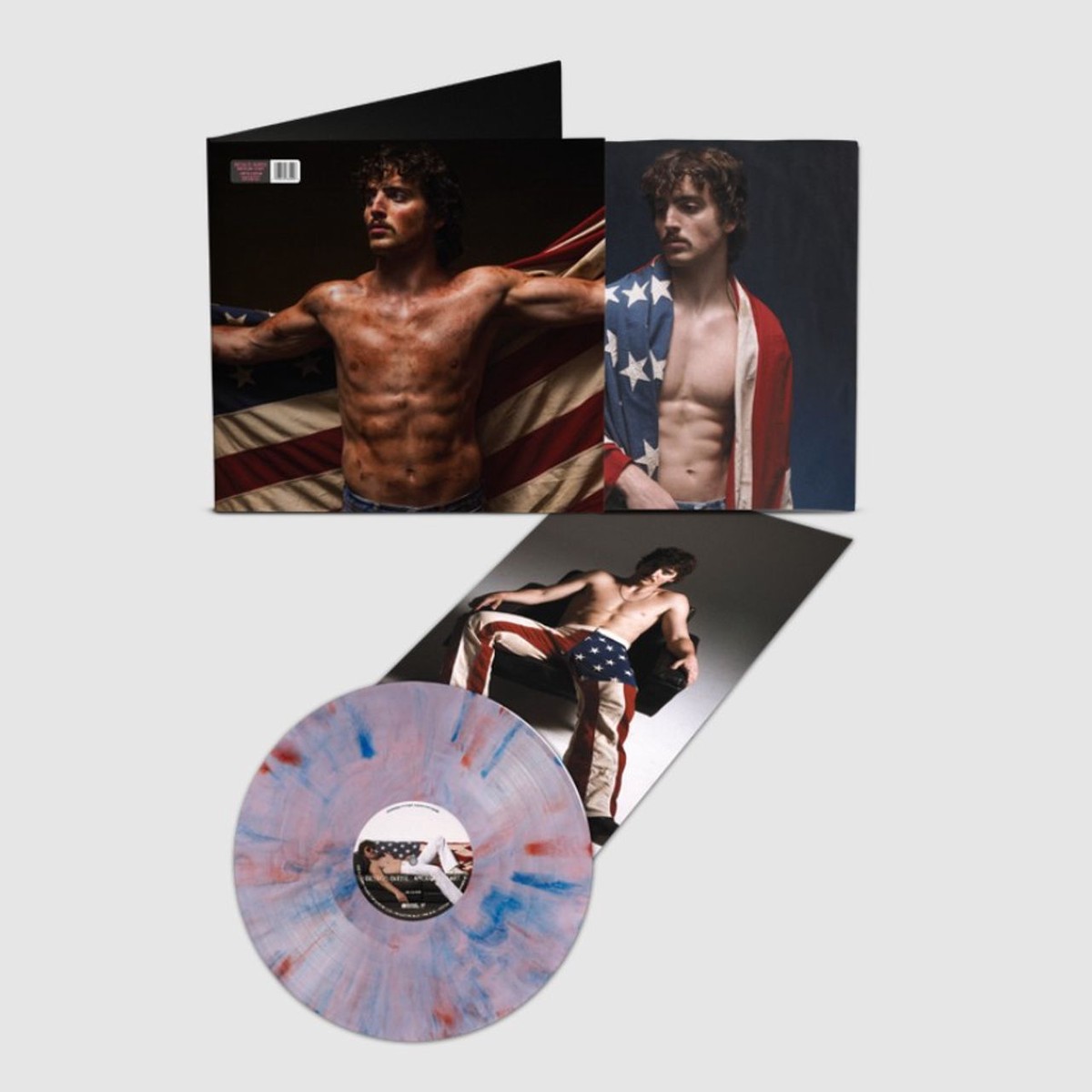 Benson Boone American Heart – Red Blue Pink Vinyl – Sealed UK Vinyl LP