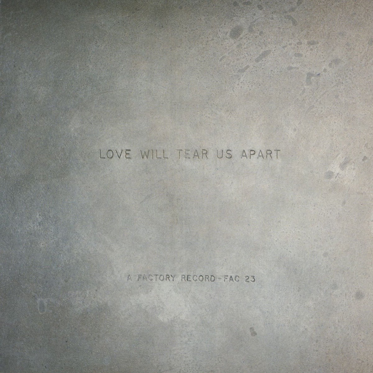 Joy Division Love Will Tear Us Apart – 1st – Translucent Red Vinyl – EX UK 7 vinyl