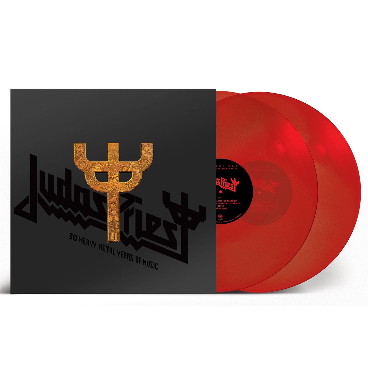 JUDAS PRIEST REFLECTIONS 50 HEAVY METAL YEARS OF MUSIC 2LP (Red Vinyl)