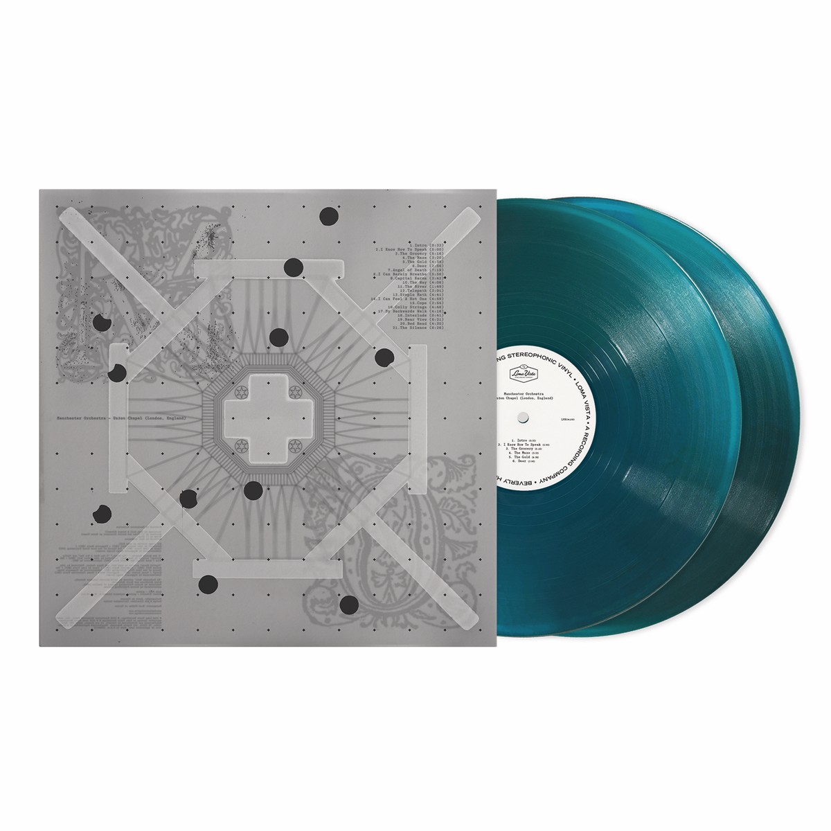 MANCHESTER ORCHESTRA UNION CHAPEL (London England) 2LP (Translucent Sea Blue Vinyl)
