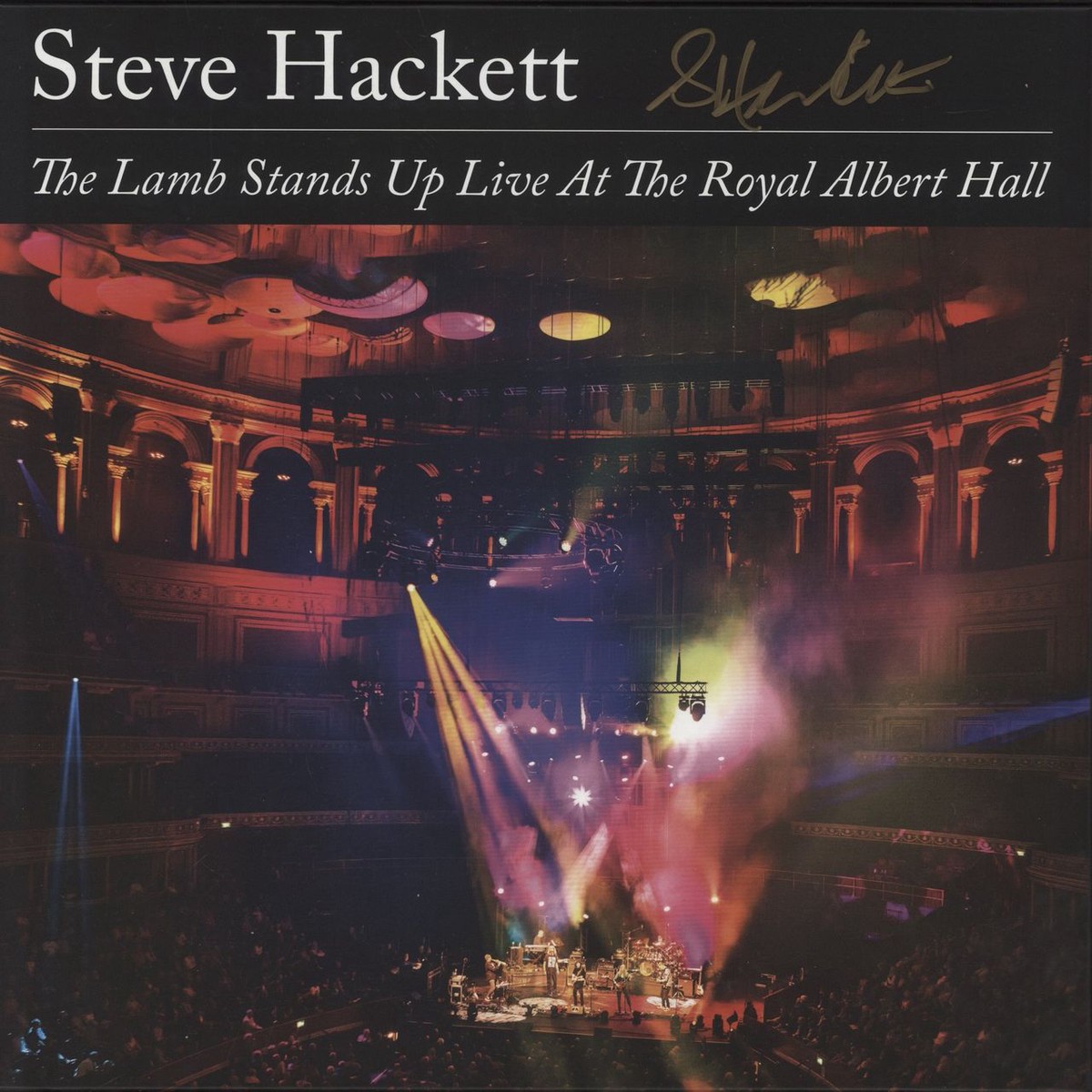 Steve Hackett The Lamb Stands Up Live At The Royal Albert Hall – 4-LP Box Set – Purple Vinyl – Autographed UK 4-LP vinyl set