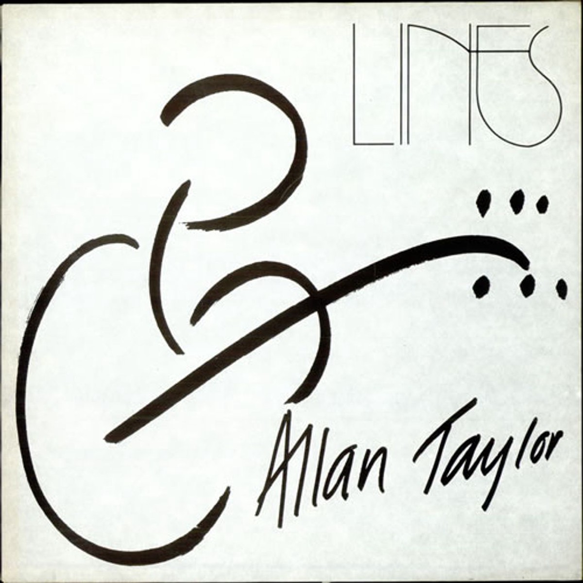 Allan Taylor Lines UK Vinyl LP
