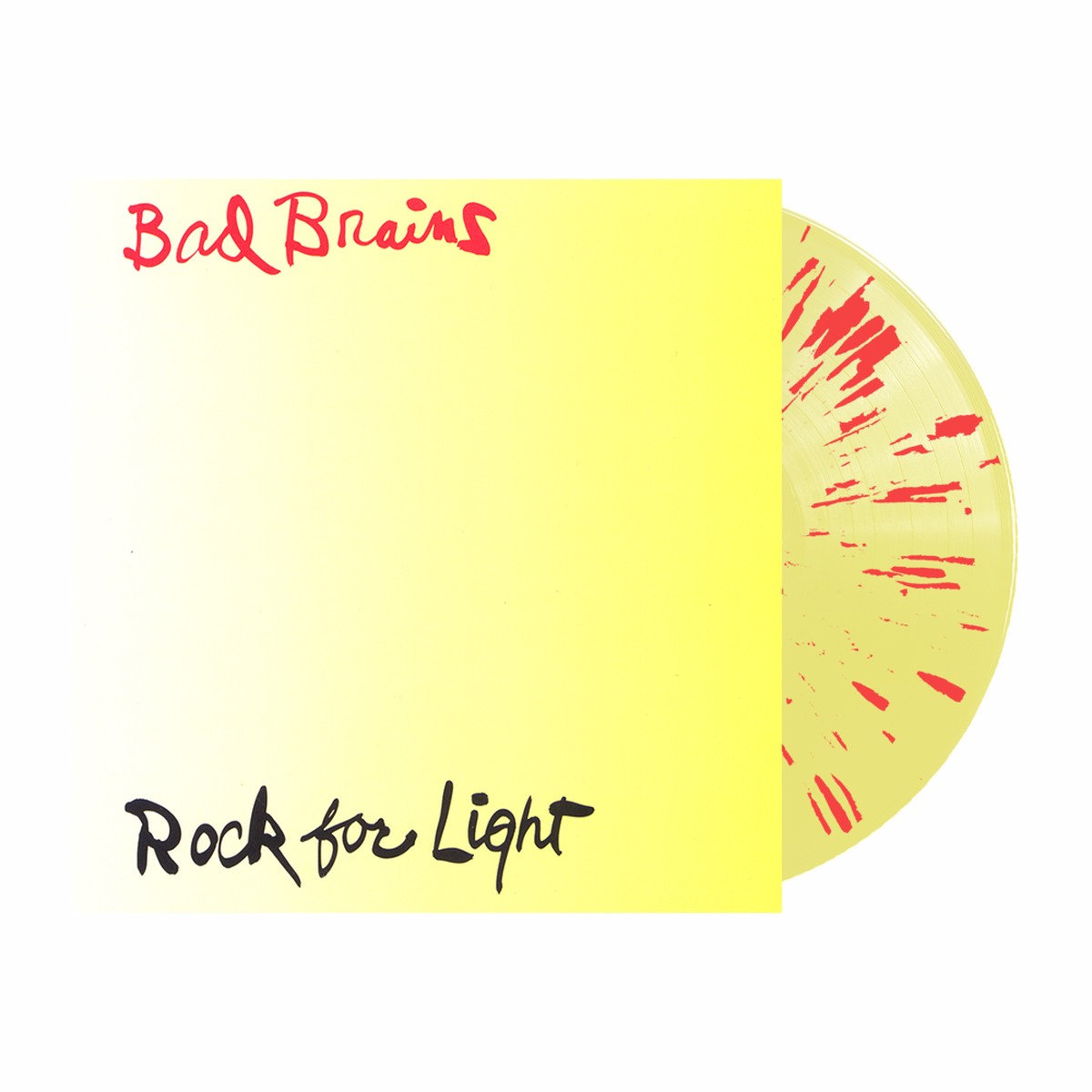 BAD BRAINS ROCK FOR LIGHT LP (Limited Edition Transparent Yellow w Red Splatter Vinyl)