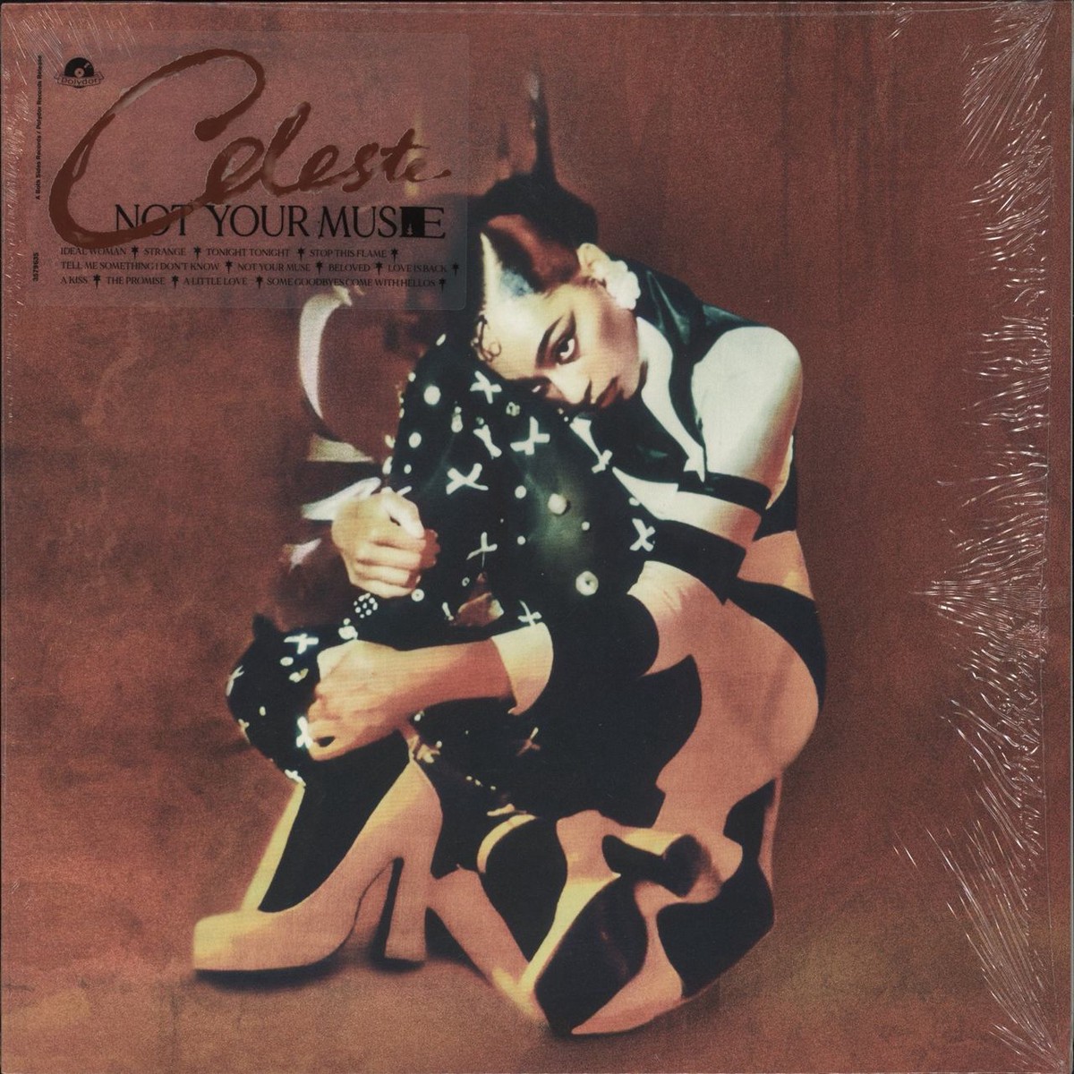 Celeste (Soul) Not Your Muse Autographed Card UK Vinyl LP