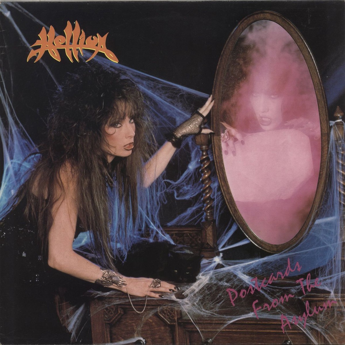 Hellion Postcards From The Asylum EP UK 12 vinyl