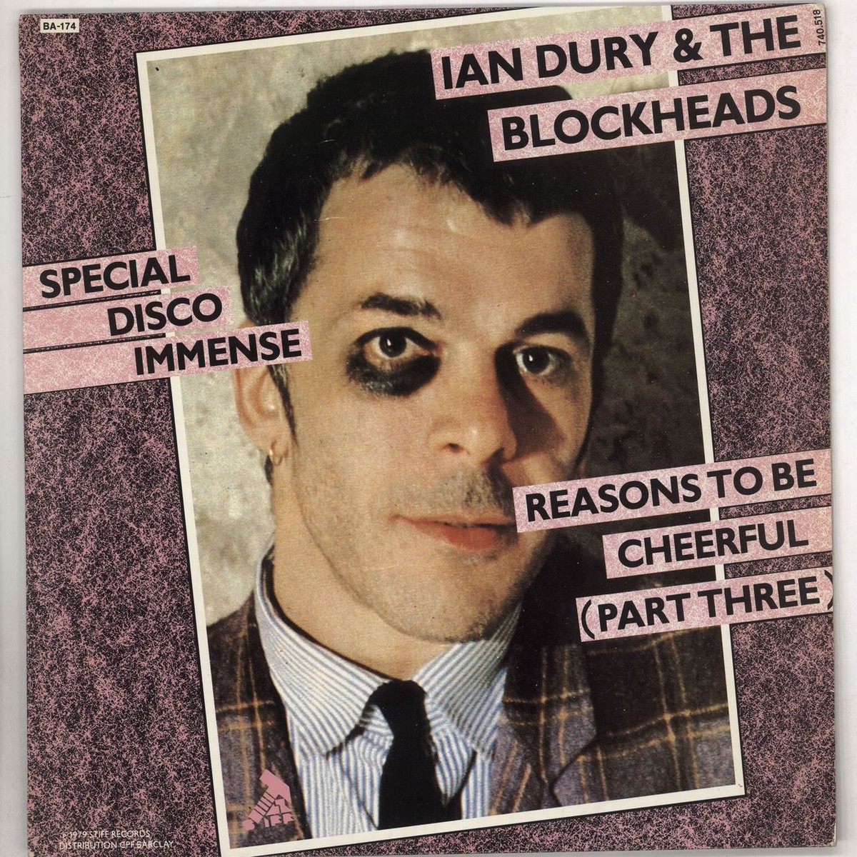 Ian Dury Reasons To Be Cheerful (Part 3) French 12 vinyl