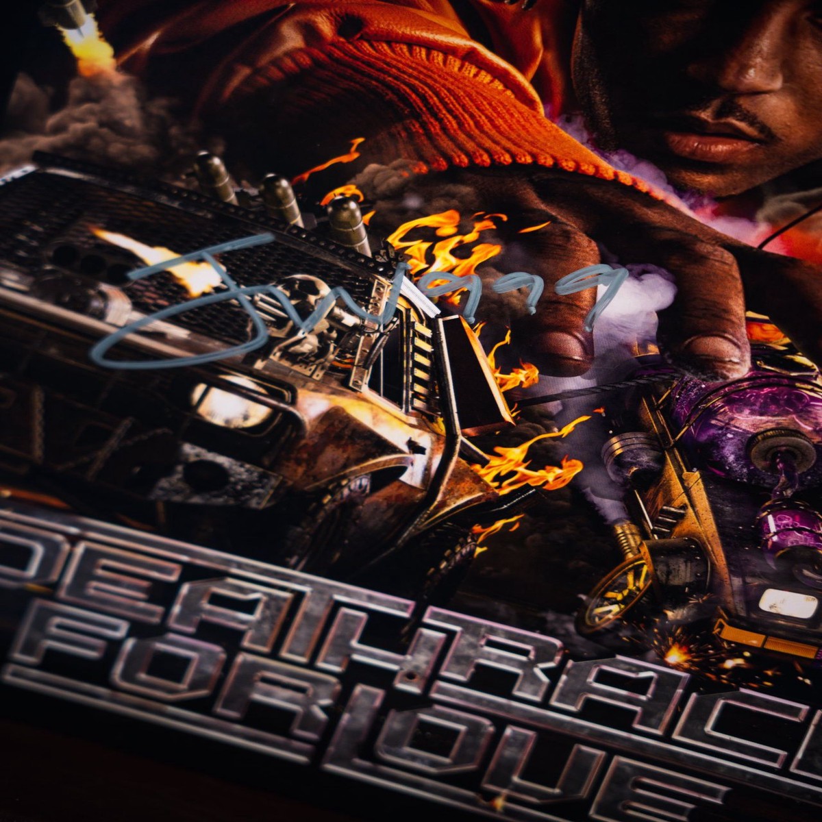 Juice Wrld Death Race For Love – Orange Vinyl – Autographed US 2-LP vinyl set