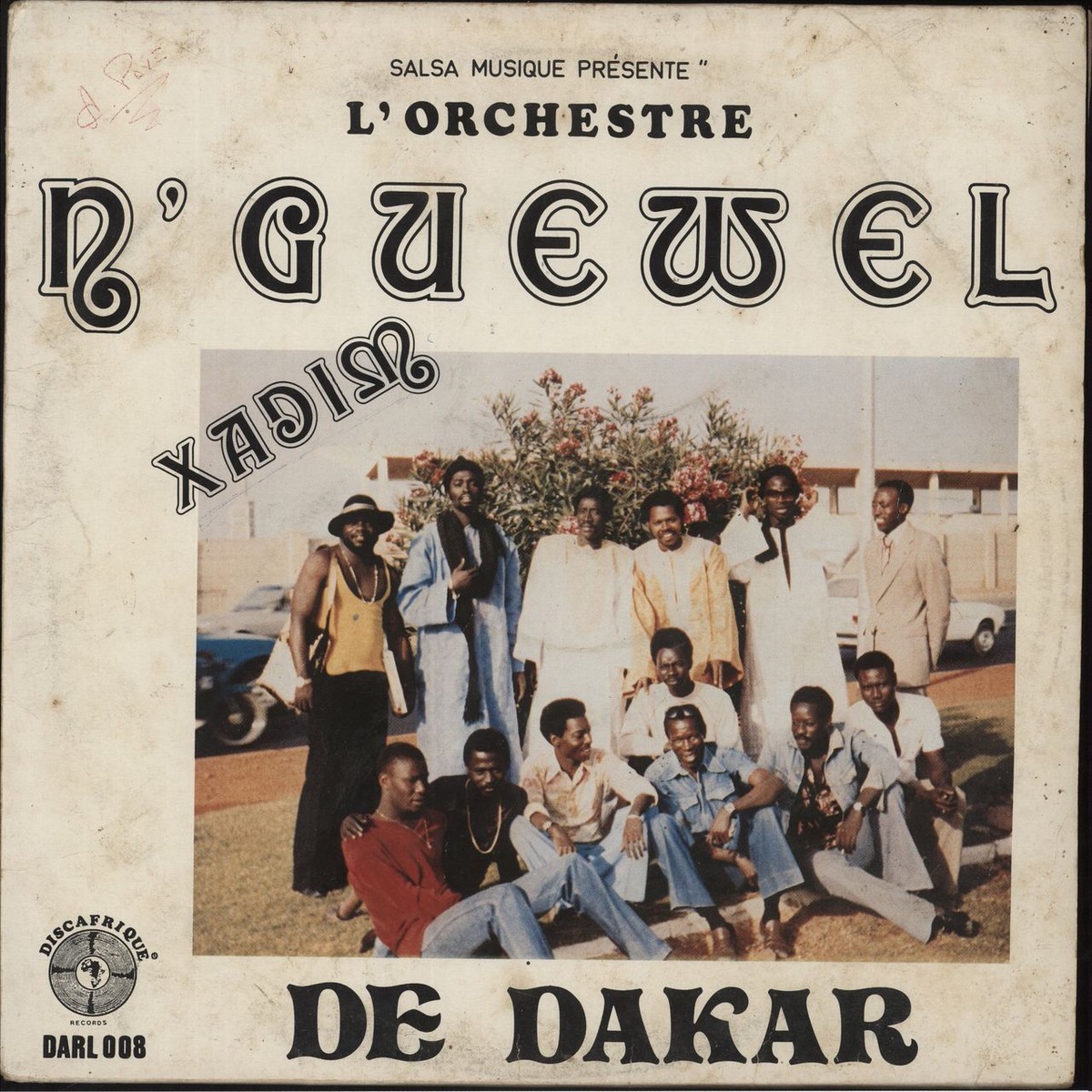 LOrchestre NGuewel De Dakar Xadim African Vinyl LP