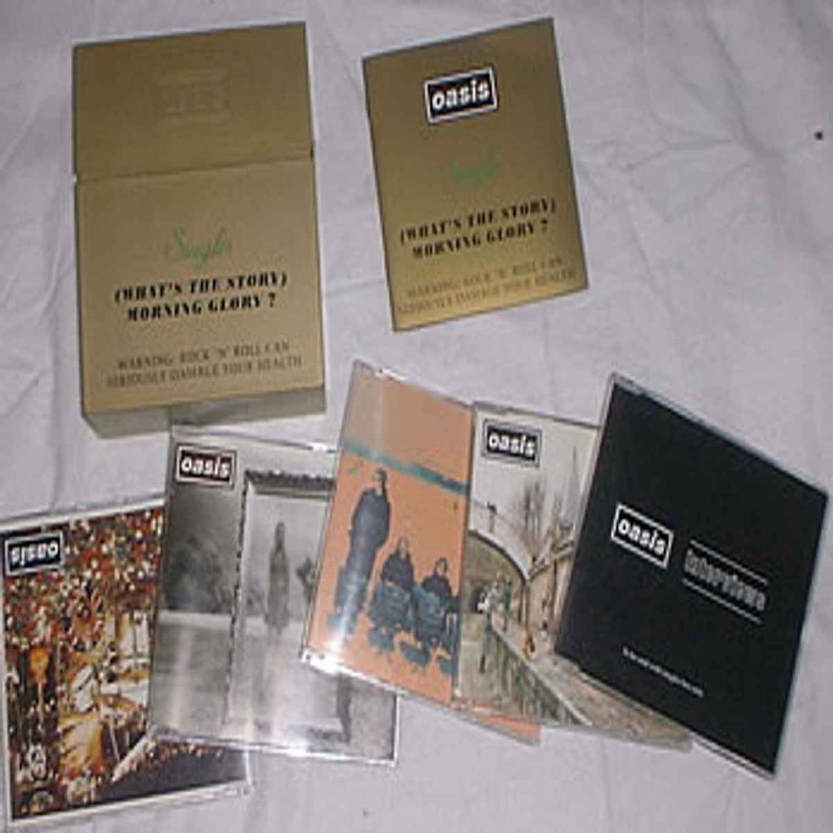 Oasis Singles – (Whats The Story) Morning Glory – sealed UK Cd single boxset