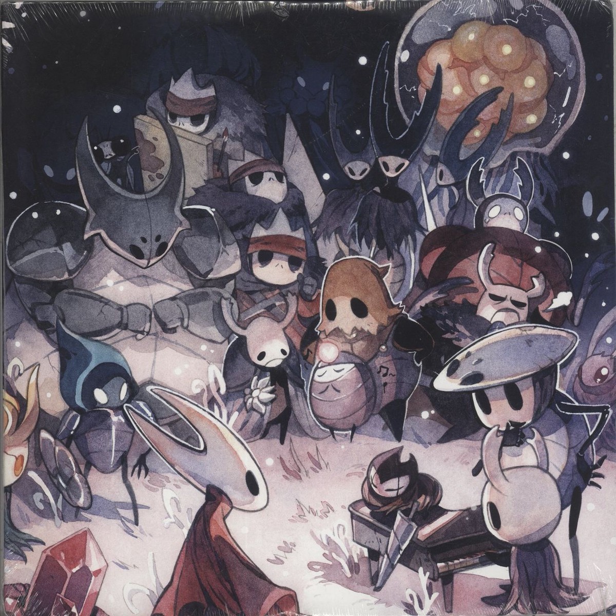 Original Soundtrack Hollow Knight Piano Collections – 180gm Black Silver Translucent Vinyl – Sealed US 2-LP vinyl set