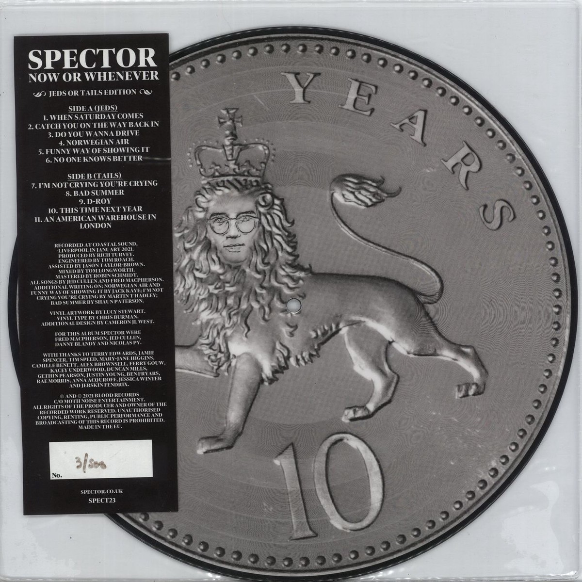 Spector Now Or Whenever – Jeds or Tails Edition UK Picture disc LP