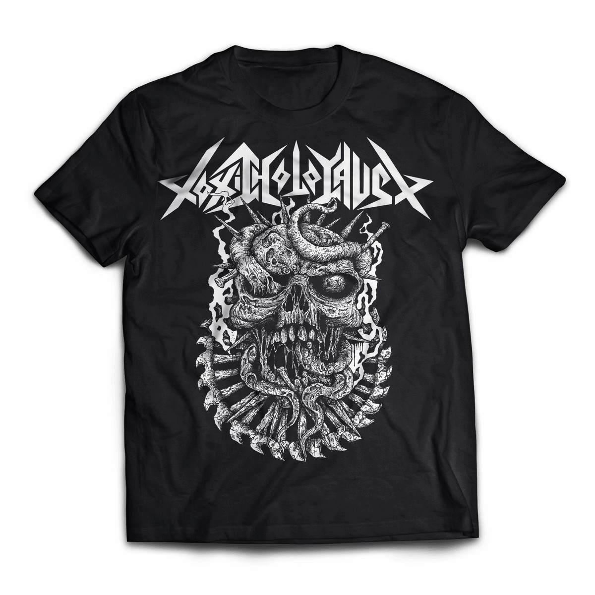 TOXIC HOLOCAUST SKULL T-SHIRT