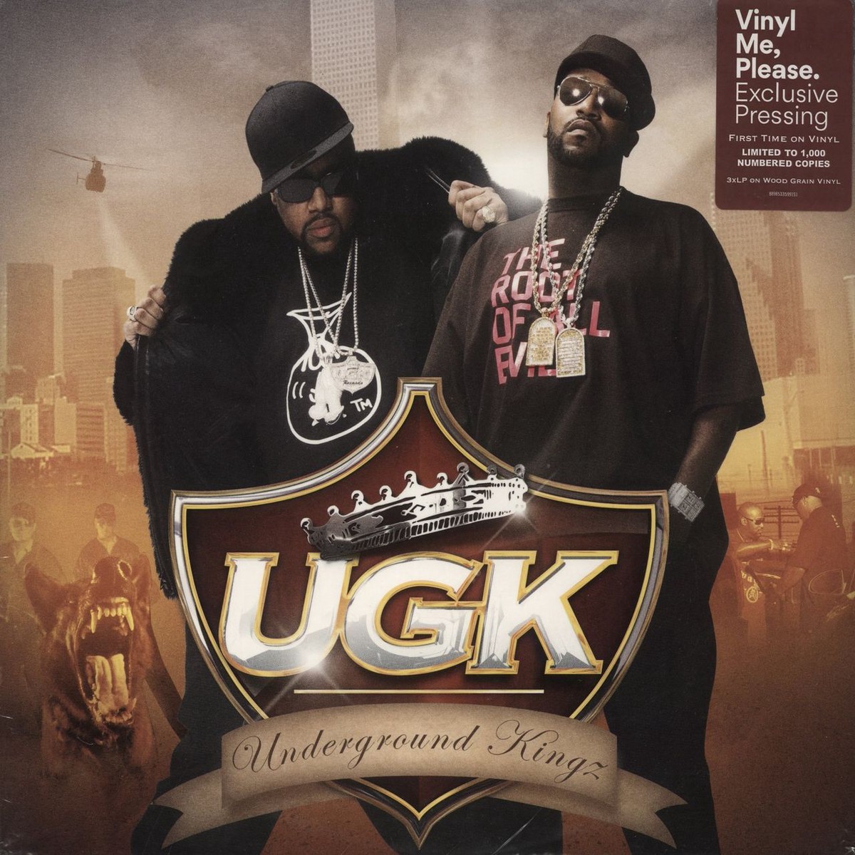 UGK Underground Kingz – Vinyl Me Please Exclusive – Brown Wood Grain Vinyl US 3-LP vinyl set