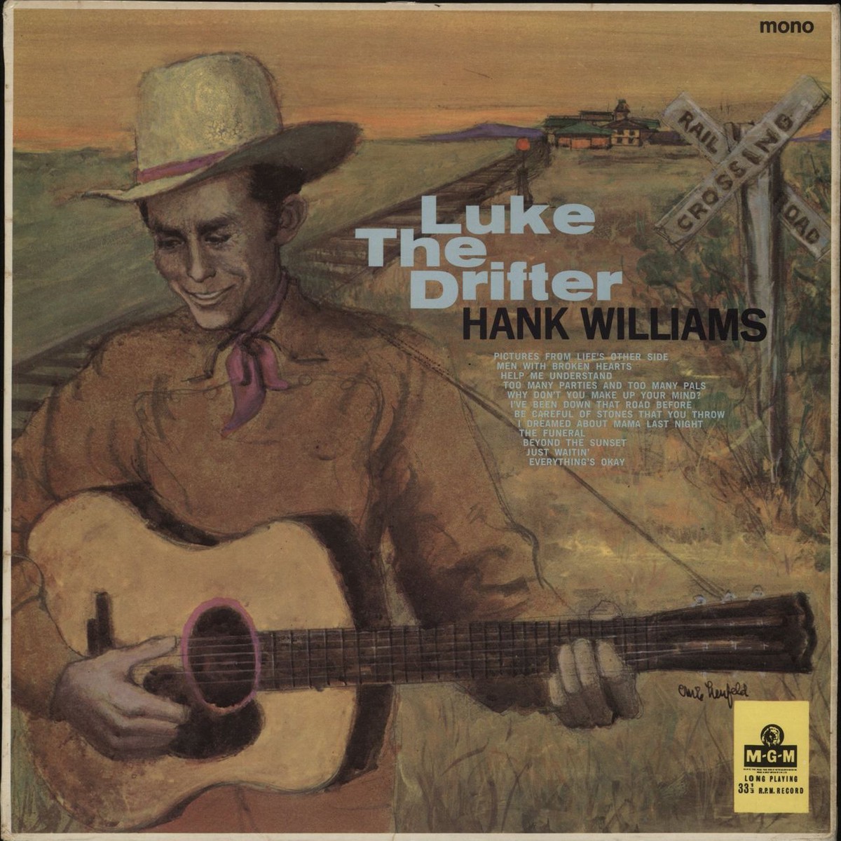 Hank Williams Luke The Drifter UK Vinyl LP