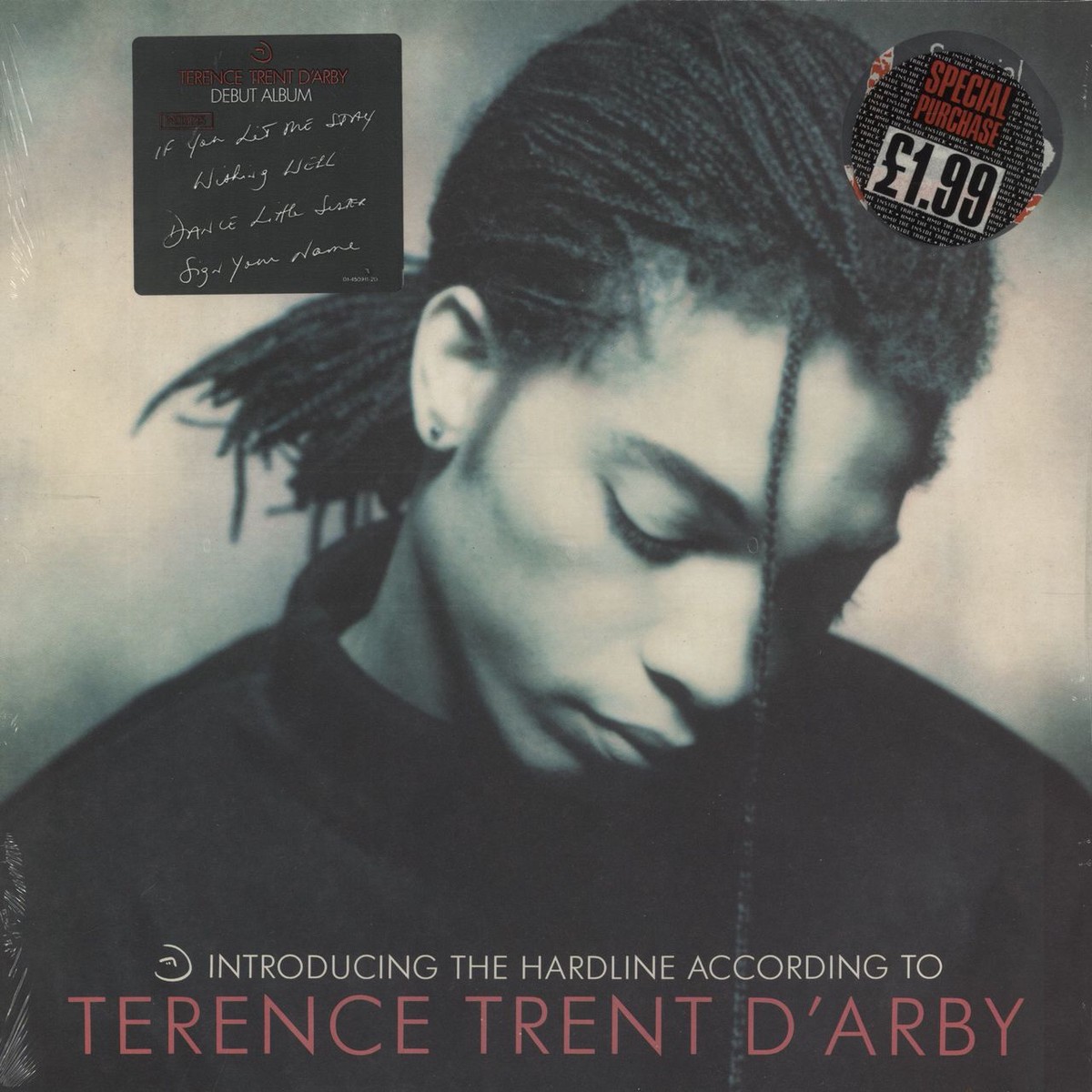 Terence Trent DArby Introducing The Hardline According To – Sealed Debut Album Square Hype Sticker UK Vinyl LP