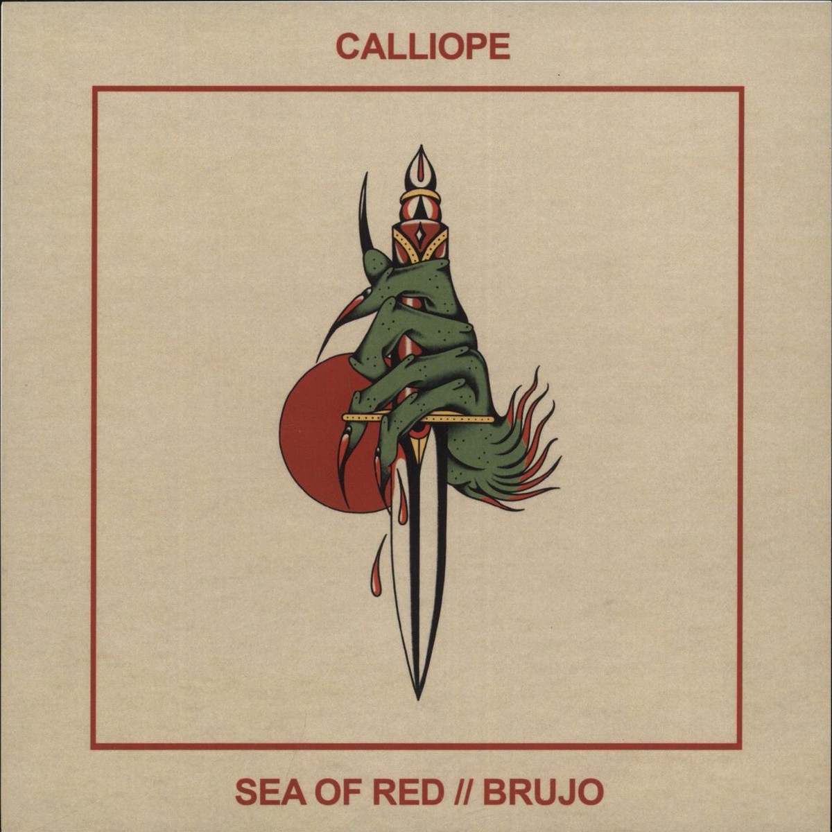Calliope Sea Of Red Brujo – Splatter Vinyl US 7 vinyl