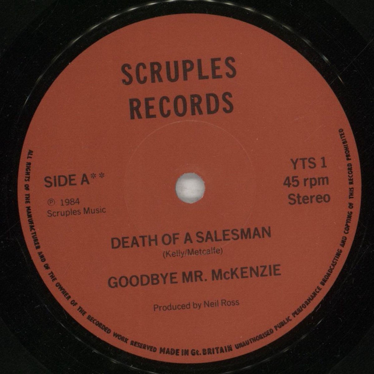 Goodbye Mr Mackenzie Death Of A Salesman UK 7 vinyl