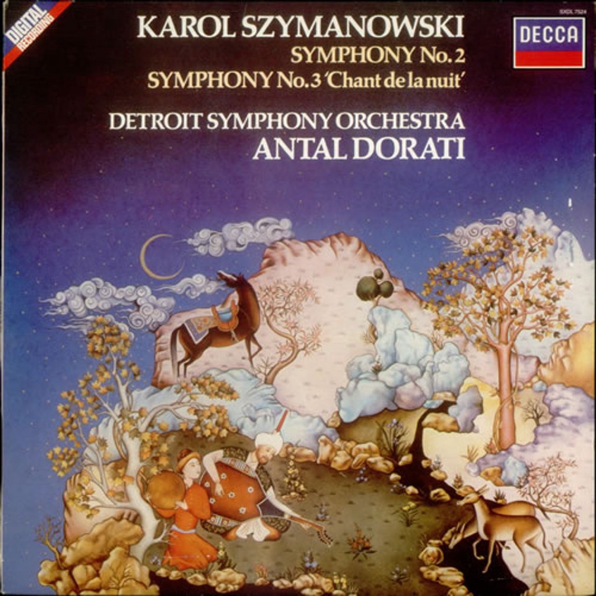 Karol Szymanowski Symphony No 2 Symphony No 3 Chant de la nuit UK Vinyl LP
