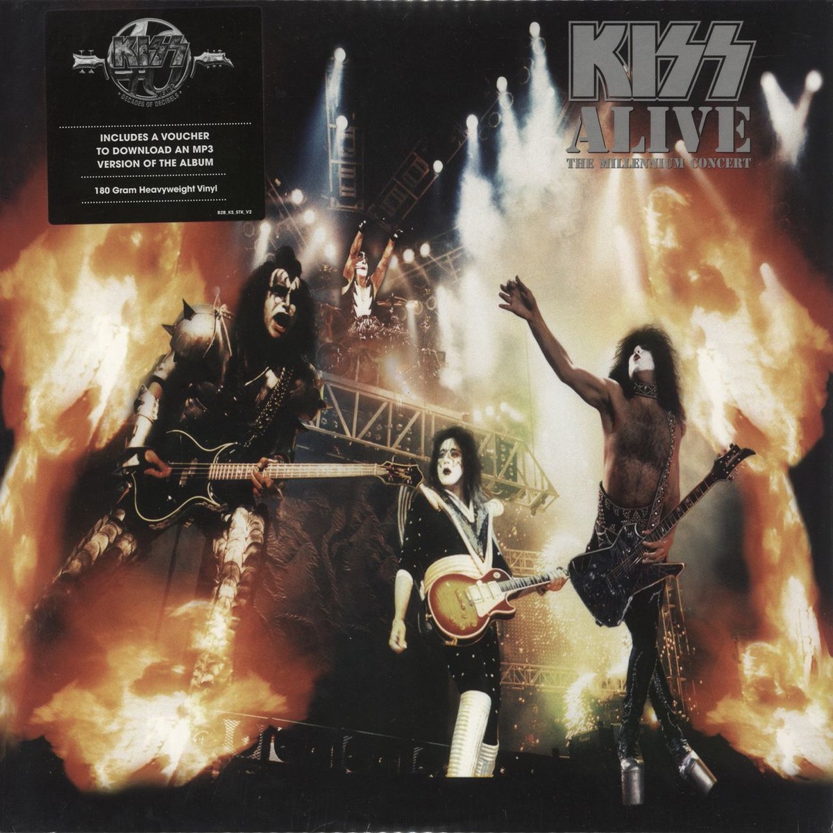 Kiss Alive The Millenium Concert – 180 Gram Vinyl – Sealed UK 2-LP vinyl set