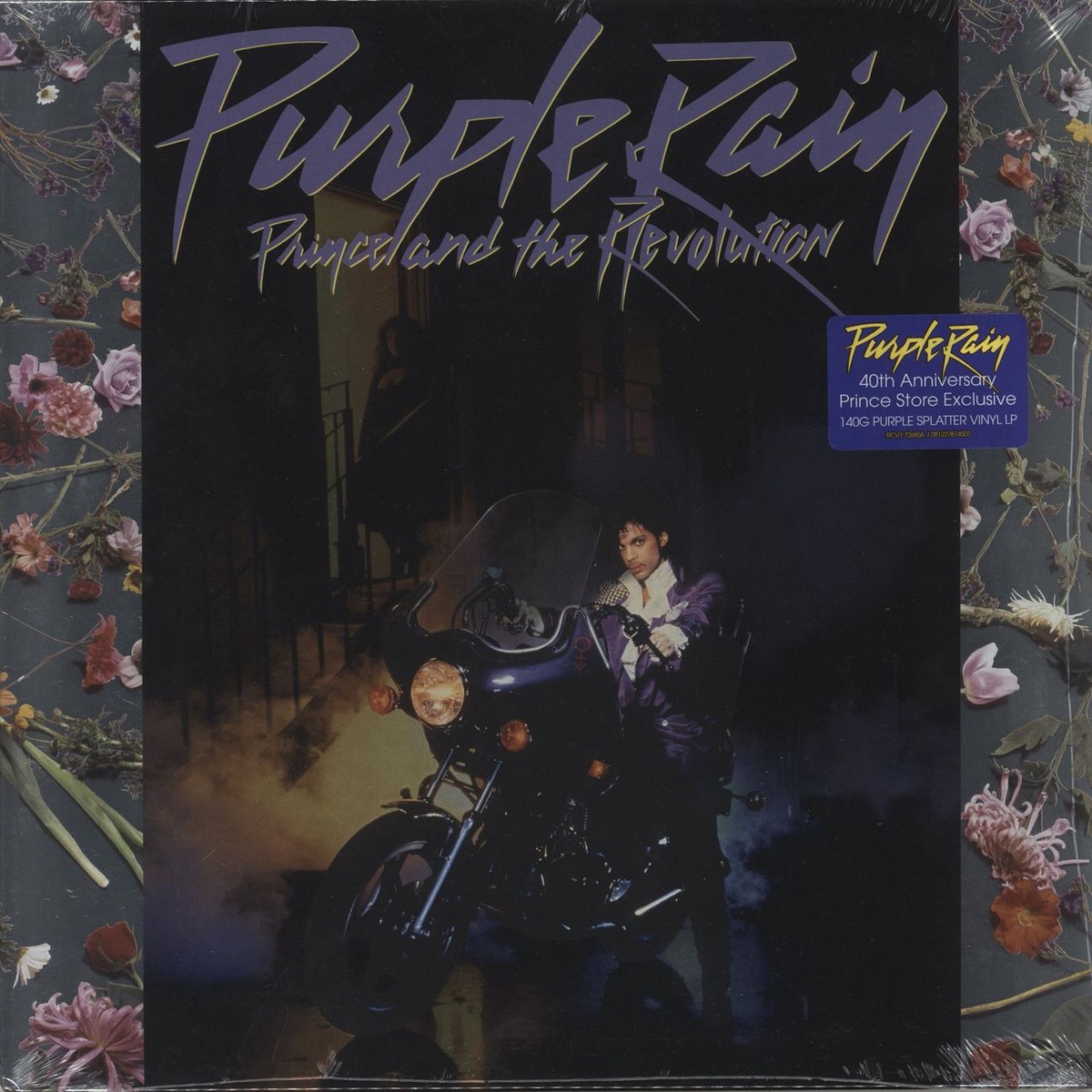 Prince Purple Rain – Clear with Purple Splatter Poster – Sealed US Vinyl LP