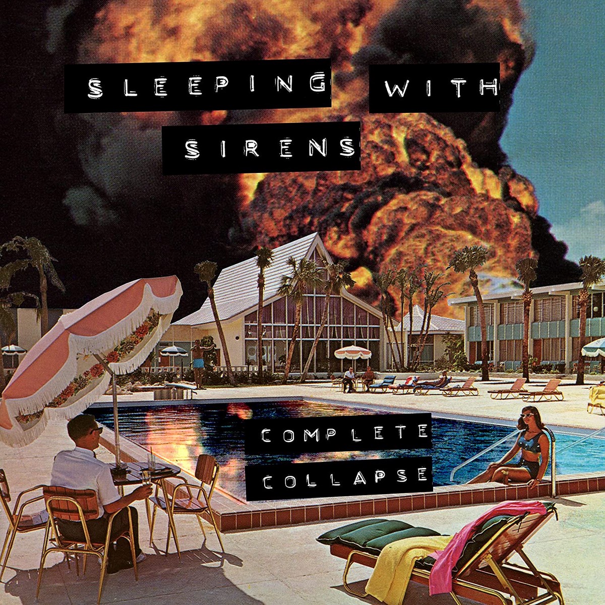 SLEEPING WITH SIRENS COMPLETE COLLAPSE LP (Easter YellowTranslucent Orange Vinyl)