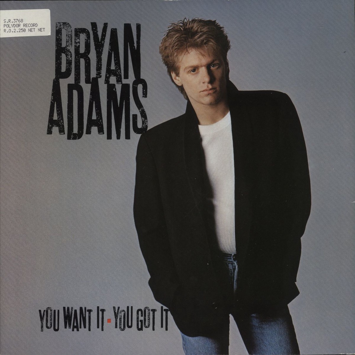 Bryan Adams You Want It You Got It German Vinyl LP