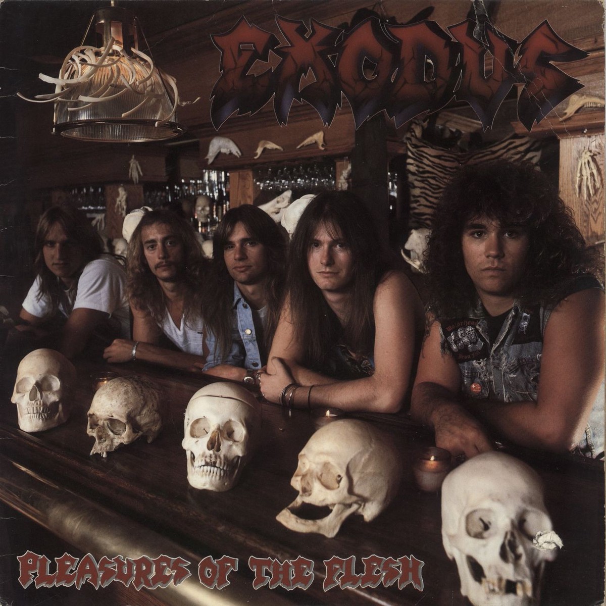 Exodus Pleasures Of The Flesh UK Vinyl LP