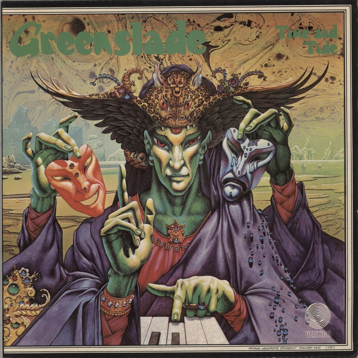 Greenslade Time And Tide – EX Dutch Vinyl LP