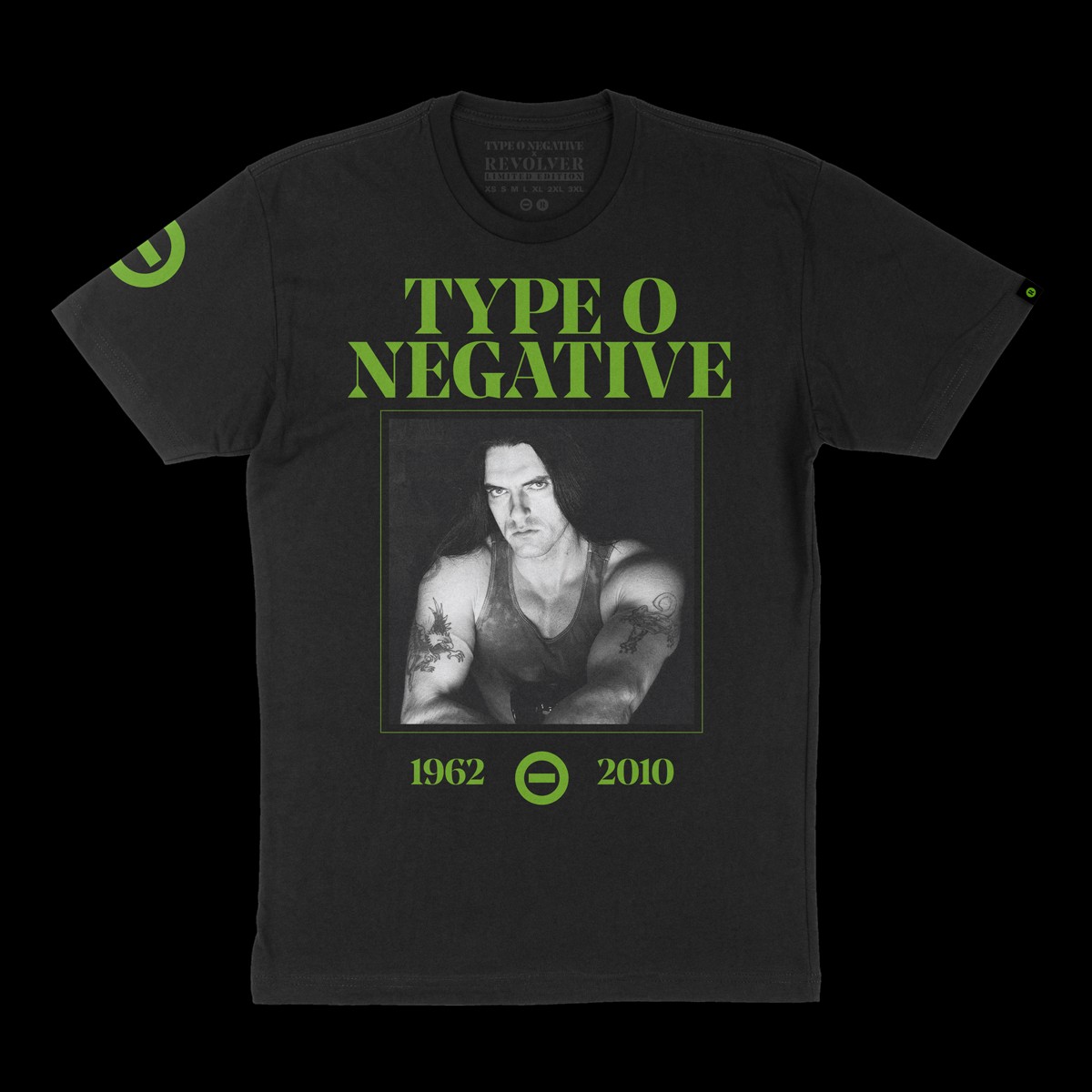 REVOLVER x TYPE O NEGATIVE PETER STEELE TRIBUTE LIMITED-EDITION NUMBERED T-SHIRT