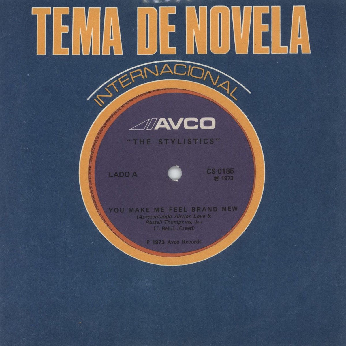 The Stylistics You Make Me Feel Brand New Brazilian 7 vinyl