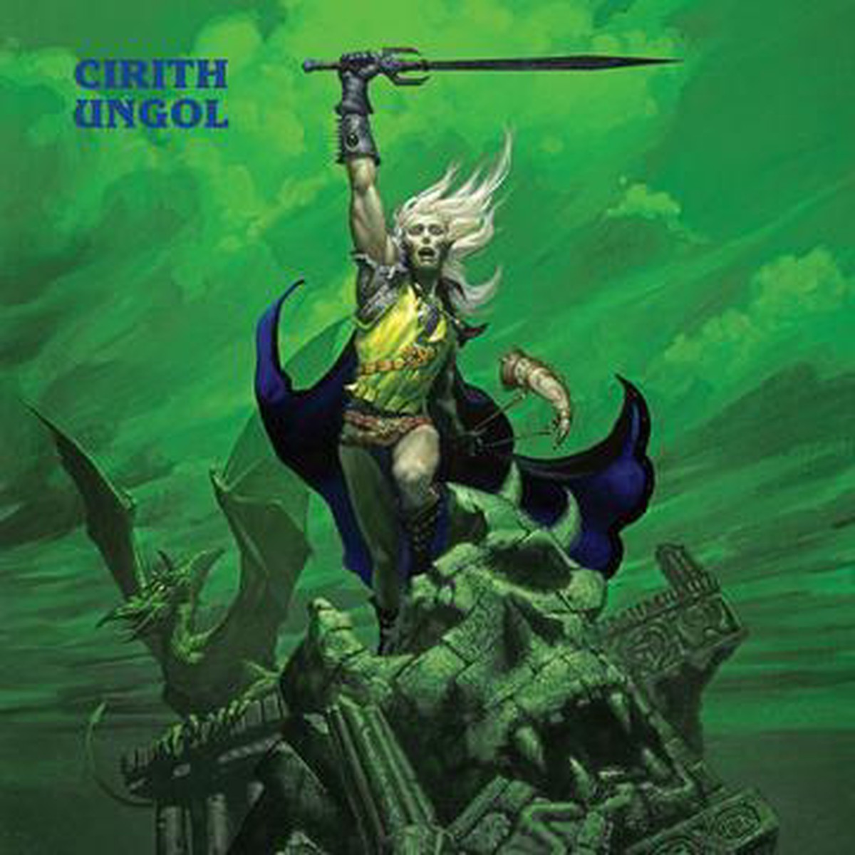 CIRITH UNGOL FROST FIRE 40TH ANNIVERSARY EDITION LEAF GREEN MARBLED 2LP